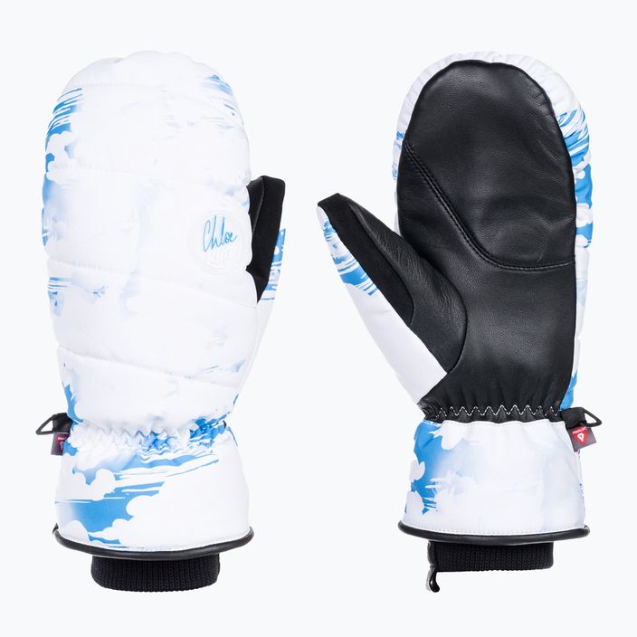 Damen Snowboard Handschuhe ROXY Flint Creek Mitt azurblau Wolken 7