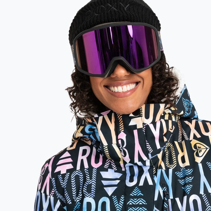 Damen Snowboardbrille ROXY Izzy sapin/lila ml 9