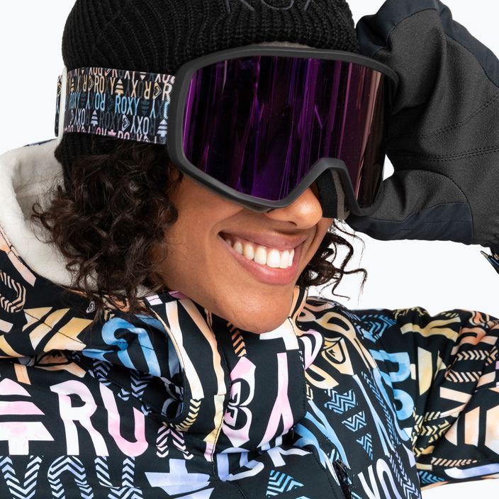 Damen Snowboardbrille ROXY Izzy sapin/lila ml 10