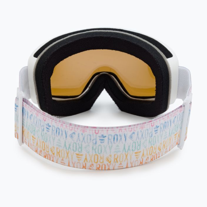 Damen Snowboardbrille ROXY Izzy sapin weiß/blau ml 2