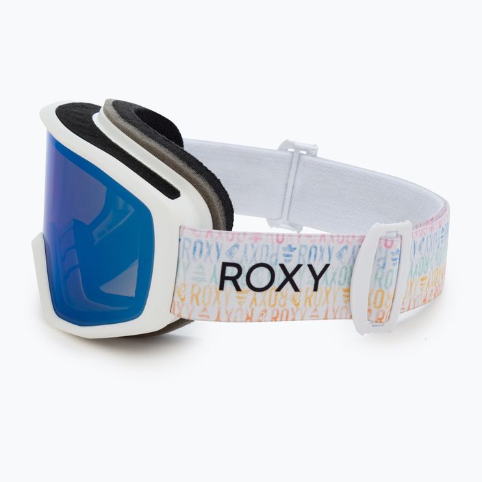 Damen Snowboardbrille ROXY Izzy sapin weiß/blau ml 4