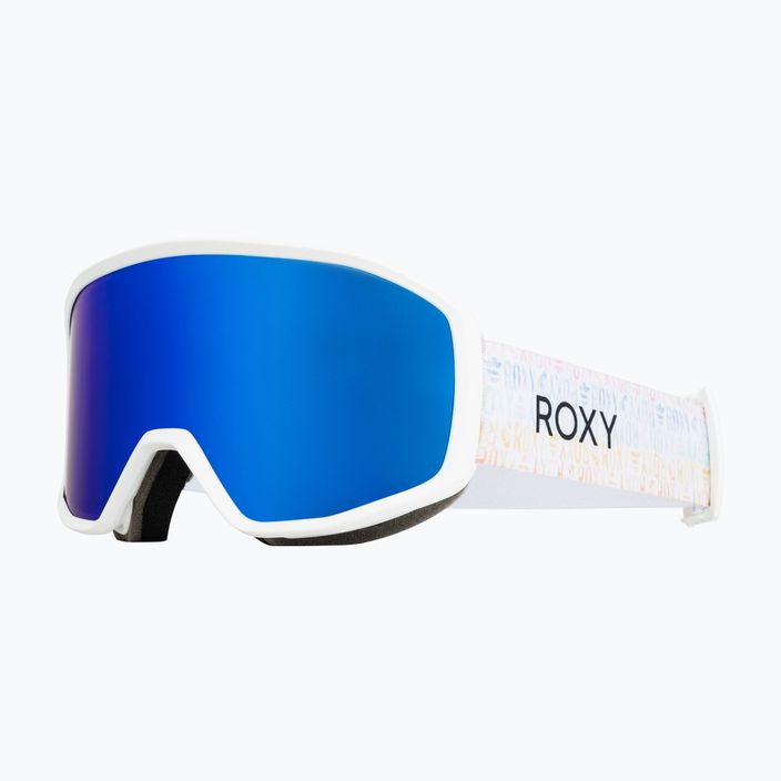 Damen Snowboardbrille ROXY Izzy sapin weiß/blau ml 5