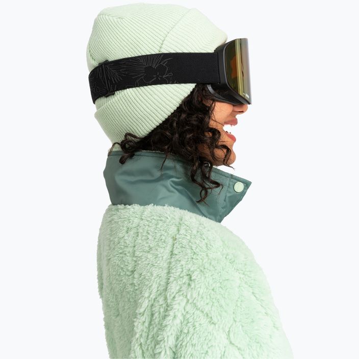 Damen Snowboardbrille ROXY Fellin Color Luxe schwarz/clux ml hell lila 11