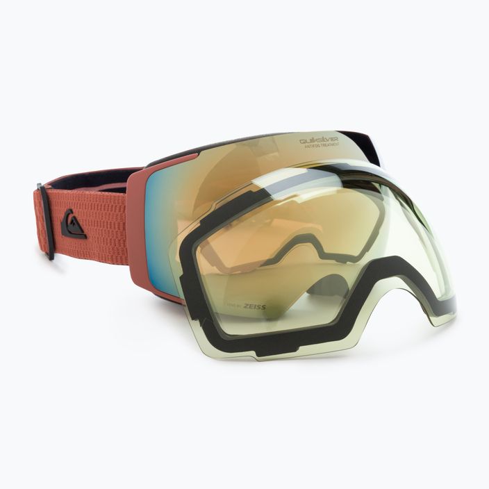 Quiksilver Greenwood S3 schwarz Redwood / clux gold mi Snowboardbrille
