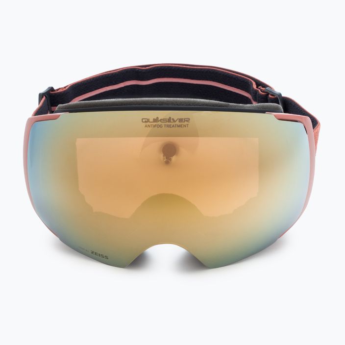 Quiksilver Greenwood S3 schwarz Redwood / clux gold mi Snowboardbrille 3