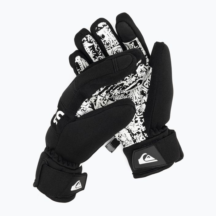 Herren Quiksilver Method Snowboard Handschuhe true black