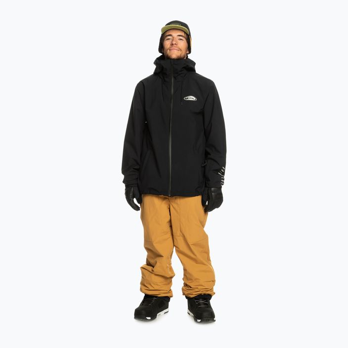 Men's Quiksilver High In The Hood Snowboard Jacke true black 11