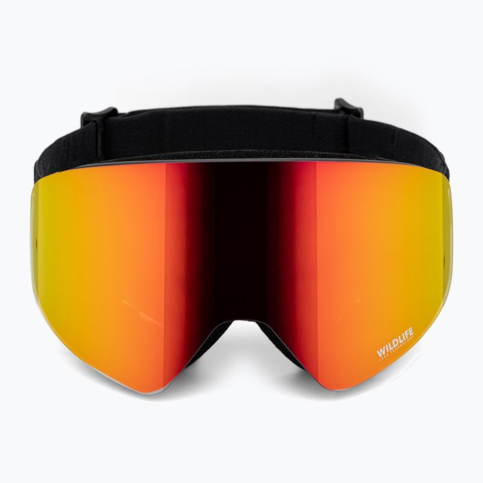 VonZipper Encore schwarz satin/wildlife fire chrome Snowboardbrille 2