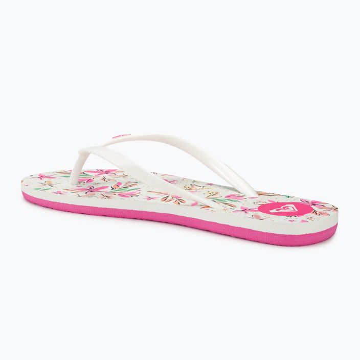 ROXY By The Sea Damen Flip Flops weiß/rosa 3