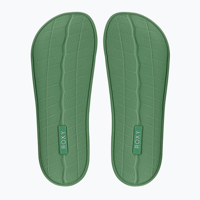 Damen-Flip-Flops ROXY Slippy II grün 6