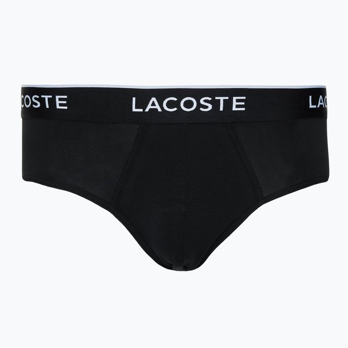 Lacoste Herren-Slips 8H3472 3 Paar schwarz 2