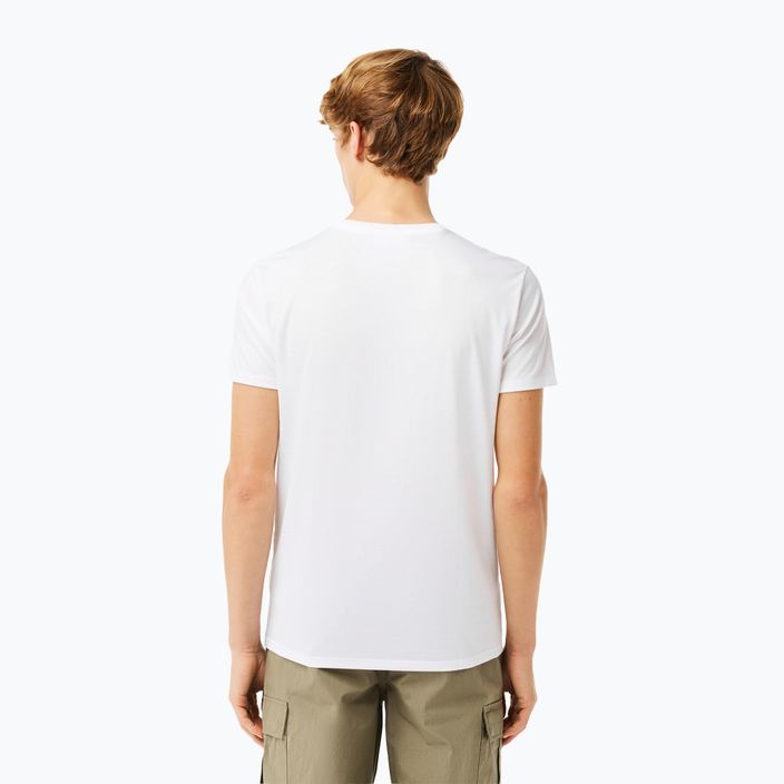 Shirt Herren Lacoste TH6709 white 2