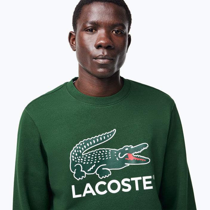 Lacoste Herren SH1281 grünes Sweatshirt 4