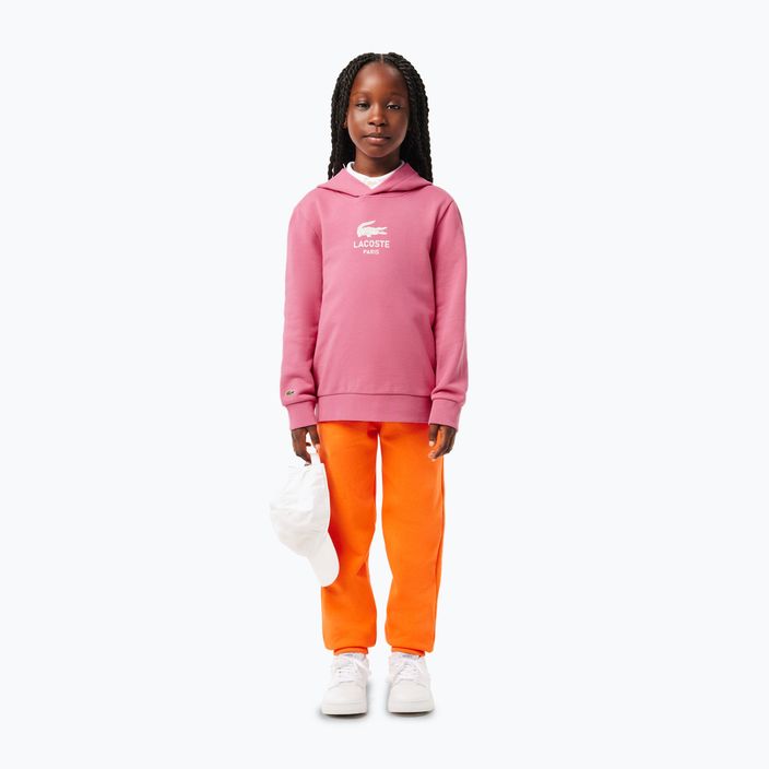 Lacoste Kinder Sweatshirt SJ3004 reseda rosa 8