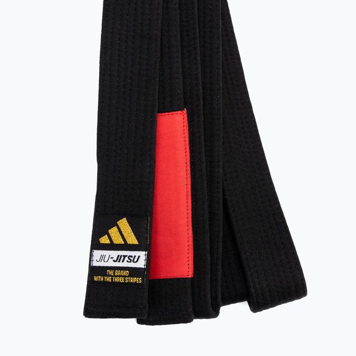 Brasilianischer Jiu-Jitsu-Gürtel adidas Elite schwarz 2