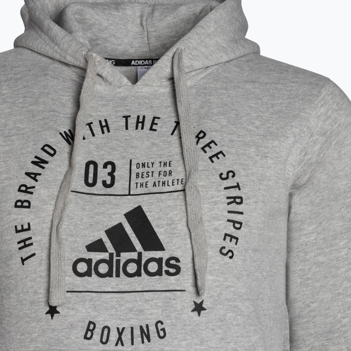 adidas Hoodie Boxing Trainingssweatshirt grau ADICL02B 3