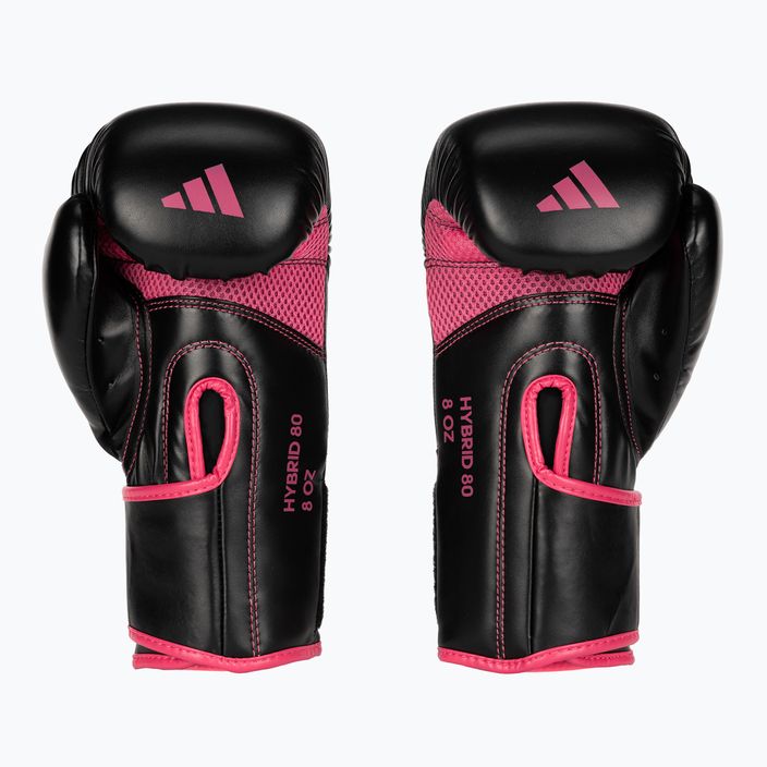 adidas Hybrid 80 Boxhandschuhe schwarz/rosa ADIH80 2