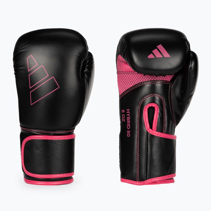 adidas Hybrid 80 Boxhandschuhe schwarz/rosa ADIH80 3