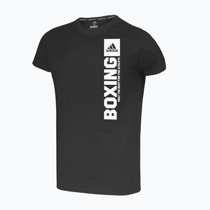 Herren adidas Boxing T-Shirt schwarz/weiß 4