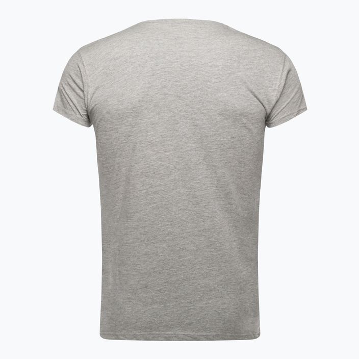 Herren adidas Boxing T-Shirt medium grau/schwarz 2
