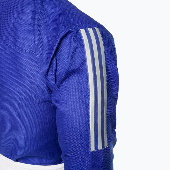 GI für brasilianisches Jiu-Jitsu adidas Rookie blau/grau 8