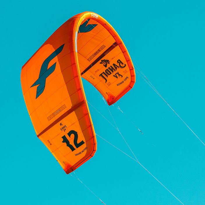 F-ONE Bandit XV Lenkdrachen Kitesurfen orange 77221-0101-B-7 5