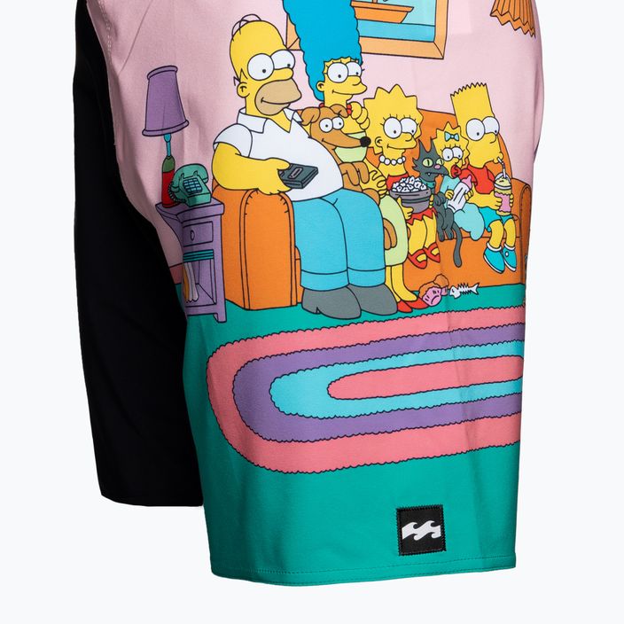 Badeshorts für Männer Billabong Simpsons Family Couch black 7