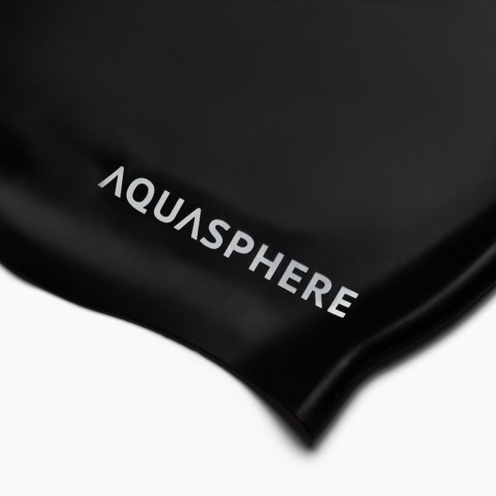 Aqua Sphere Plain Silicon Badekappe schwarz SA212EU0109 2