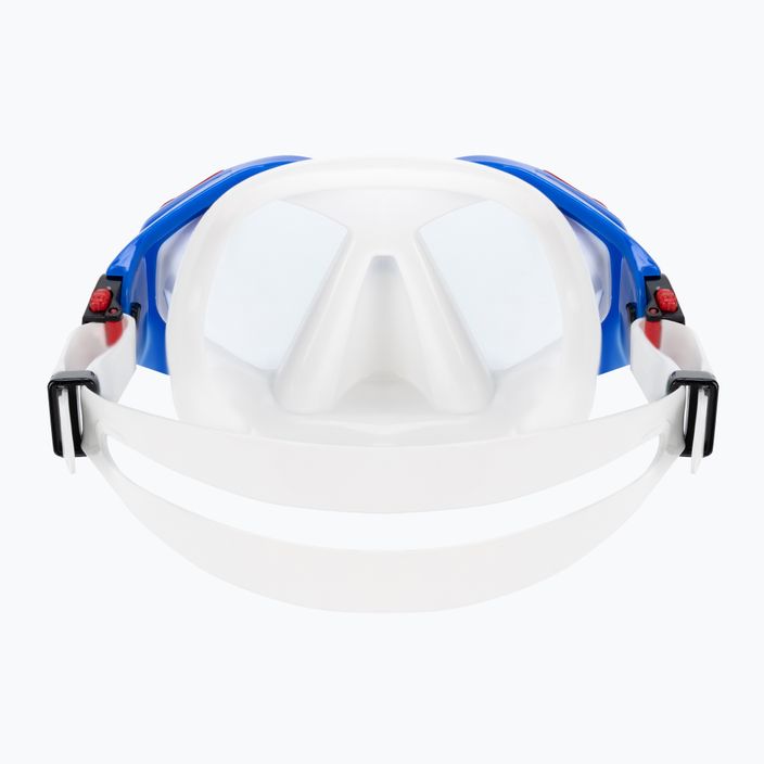 Aqualung Hawkeye Tauchset Maske + Schnorchel blau/rot SC3974006 5
