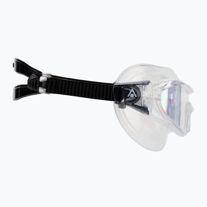 Aquasphere Vista Pro transparent/schwarz/spiegelnd schillernde Schwimmmaske MS5040001LMI 3