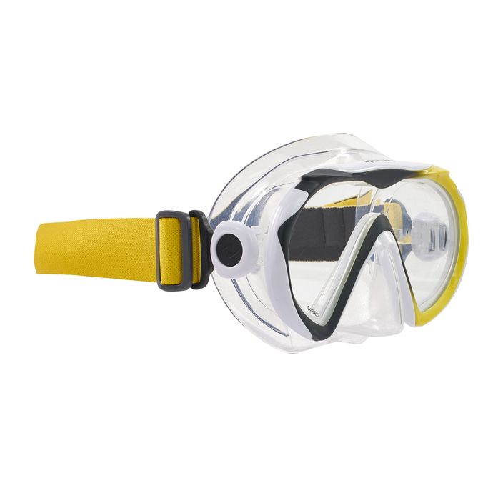 Aqualung Compass Tauchmaske schwarz/gelb MS5380107 2