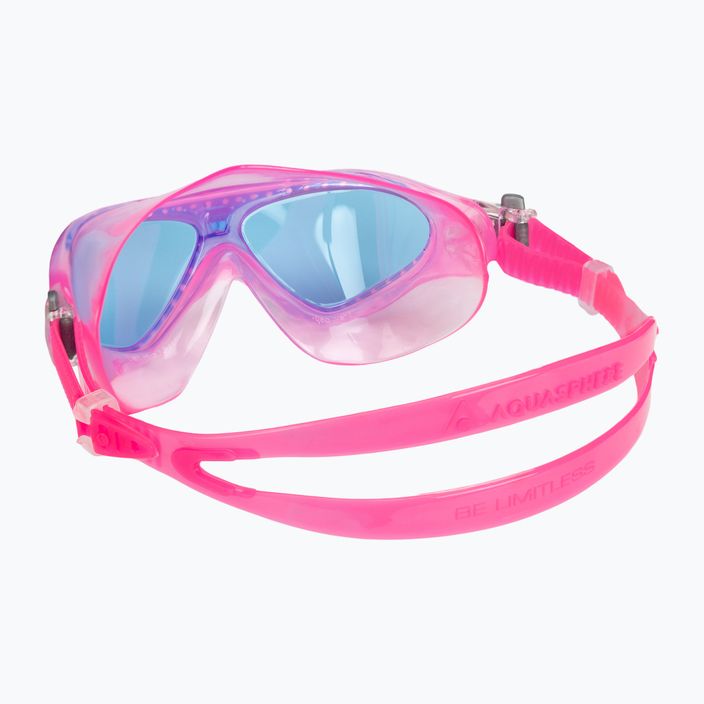 Aquasphere Vista Kinderschwimmmaske rosa/weiß/blau MS5630209LB 4