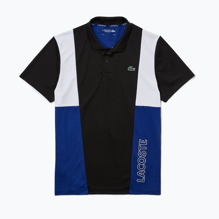 Lacoste Herren Tennis Poloshirt schwarz DH0840
