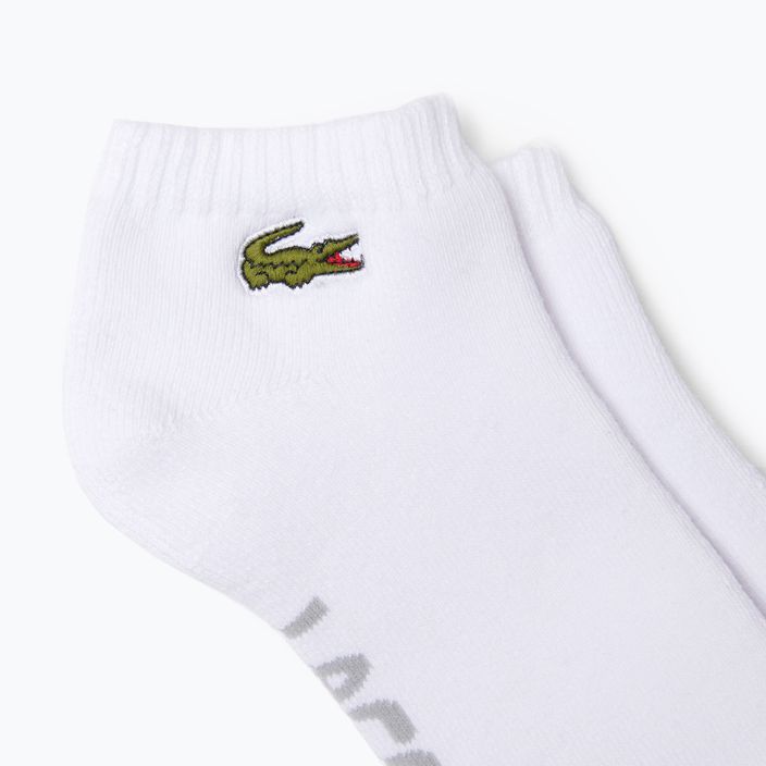 Socken Lacoste RA4184 white/silver chine 2