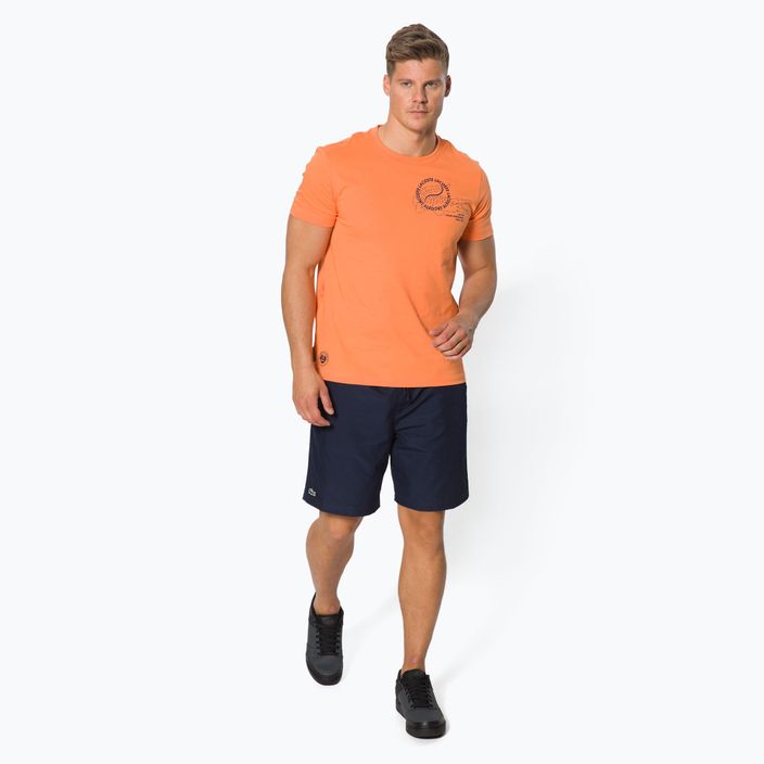 Lacoste Turtle Neck Herren Tennishemd orange TH0964 2