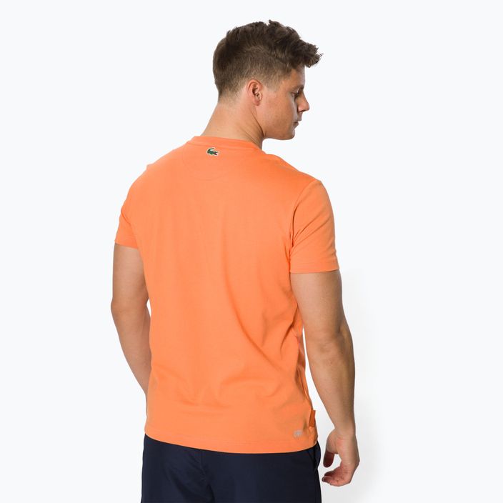 Lacoste Turtle Neck Herren Tennishemd orange TH0964 3