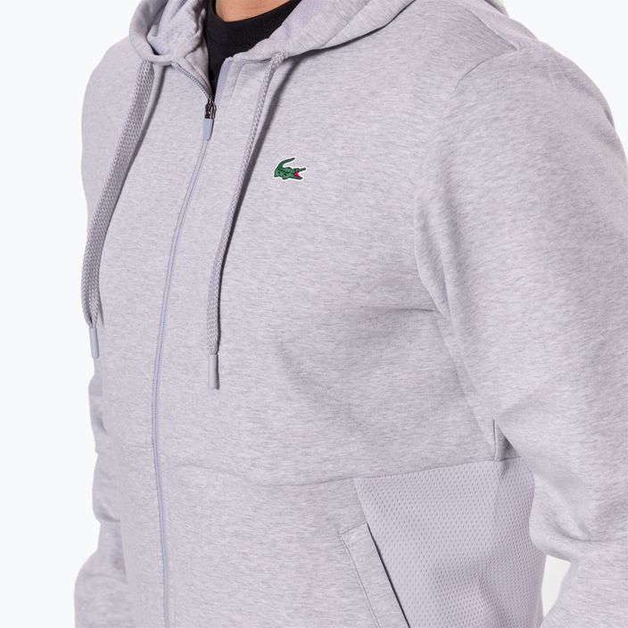 Lacoste Herren Tennis Sweatshirt grau SH9676 4