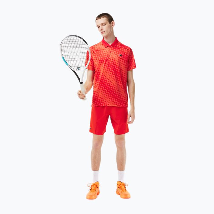 Lacoste Herren Tennis Poloshirt rot DH5174 4