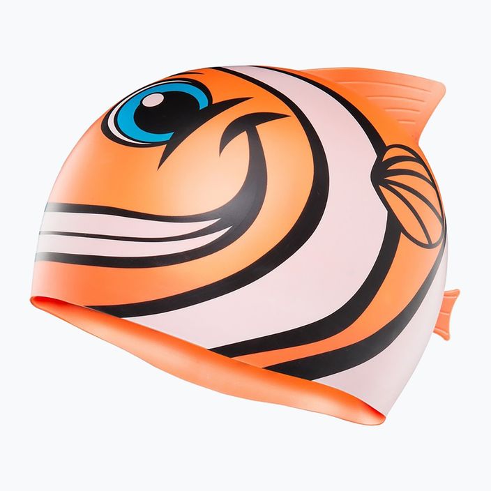 TYR Charactyr Happy Fish Kinderschwimmkappe orange LCSHFISH 2