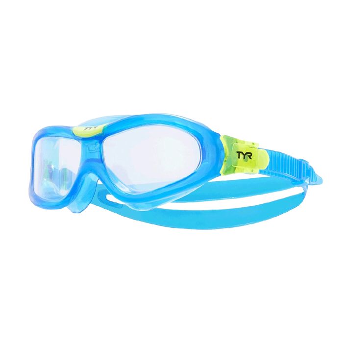 TYR Kinderschwimmmaske Orion klar/ blau/ blau 2