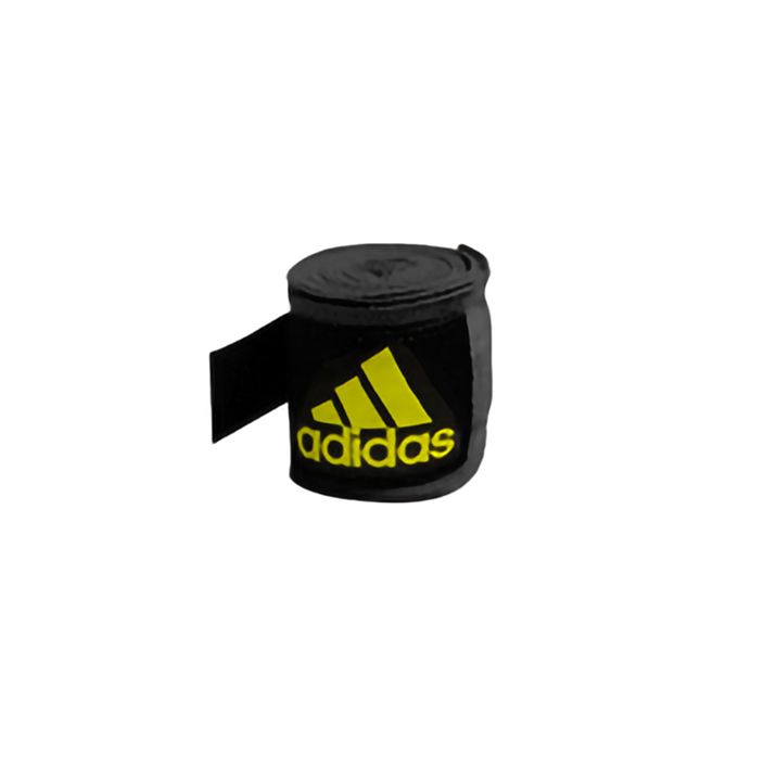 Adidas Boxbandagen 255 cm schwarz/gelb 2