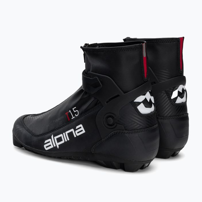 Skilanglaufschuhe für Männer Alpina T 15 black/red 3