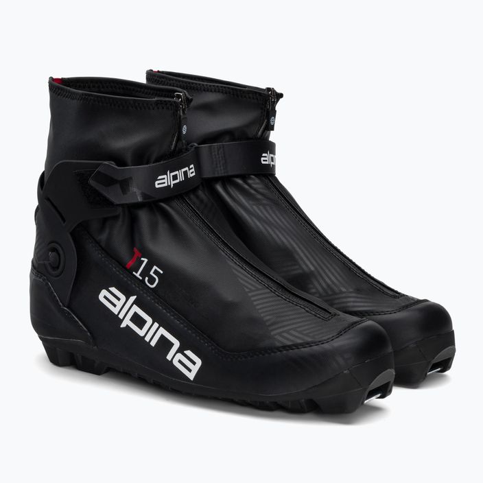 Skilanglaufschuhe für Männer Alpina T 15 black/red 4