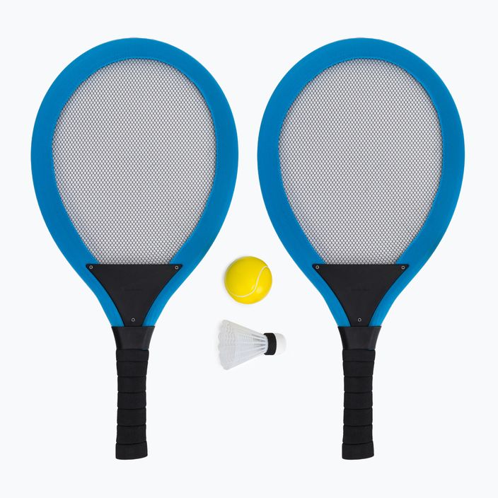 Sunflex Jumbo Badmintonset blau 53588