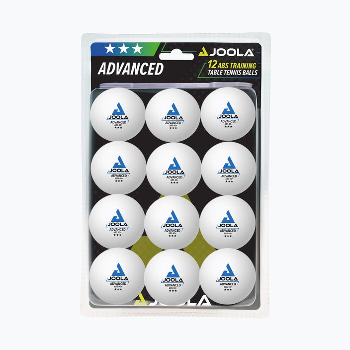 JOOLA Advanced Training 40+ Tischtennisbälle 12 Stück weiß
