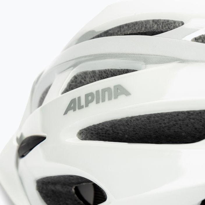 Fahrradhelm Alpina MTB 17 white/silver 7