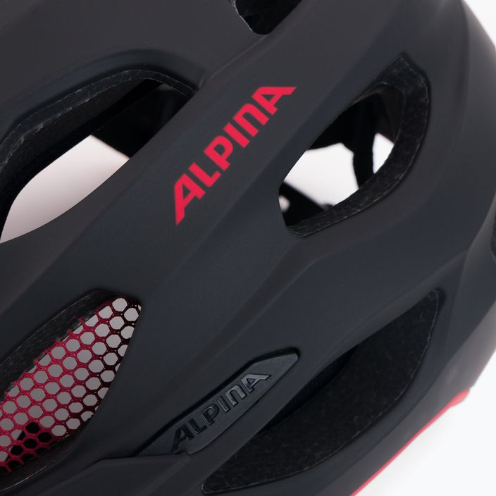 Fahrradhelm Alpina Carapax 2.0 black/red matte 7