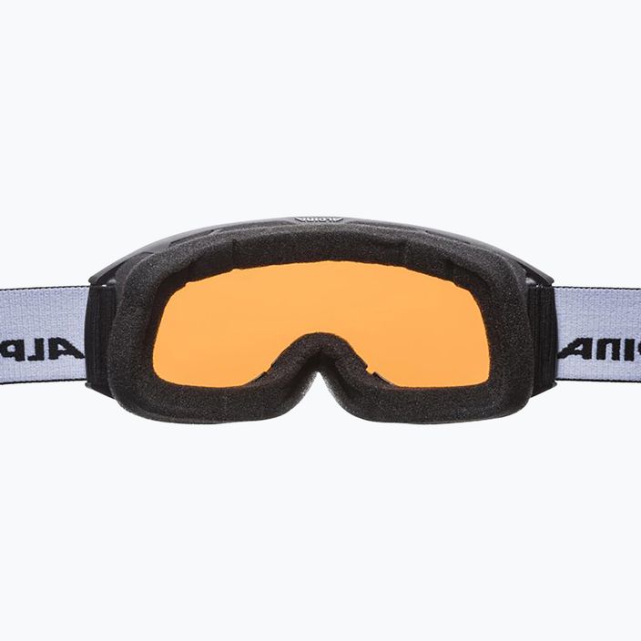 Skibrille Alpina Nakiska black matt/orange 8