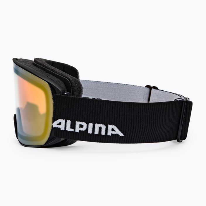 Skibrille Alpina Nakiska Q-Lite black matt/gold 4