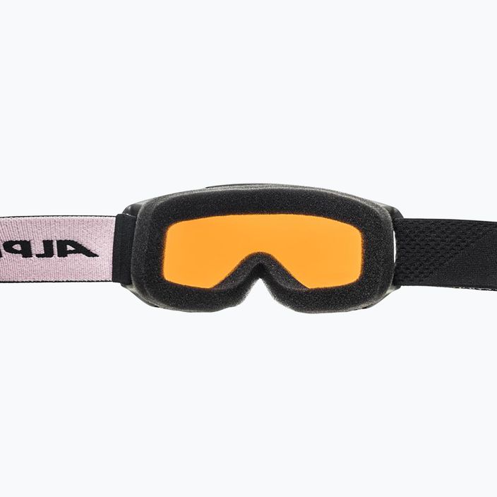 Skibrille für Kinder Alpina Piney black/rose matt/orange 8